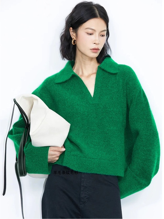 & Other Stories Sweaters - & Other Stories Mohair Collared Sweater